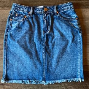 Nectar Clothing Dark Denim Skirt Size Medium